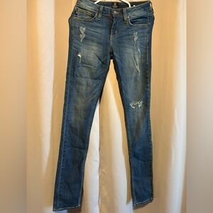 Just Black Distressed Slim Fit Jeans